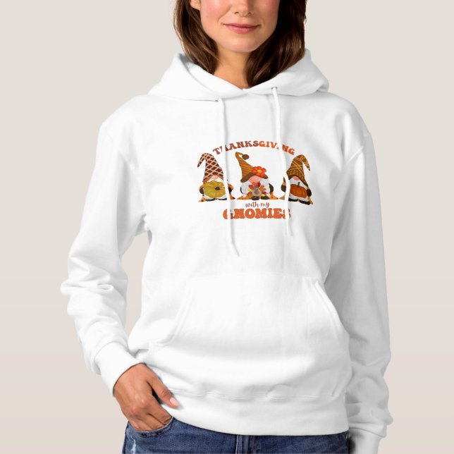 thanksgiving med mina gnomier t shirt (Framsida)