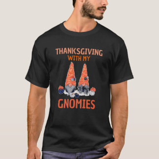 thanksgiving med mina gnomier t shirt