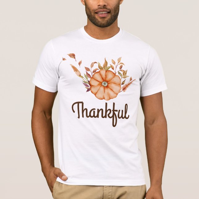 Thanksgiving Middag Inbjudan Boho Theme T Shirt (Framsida)