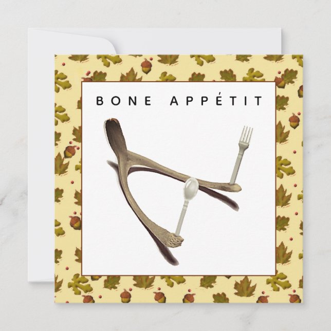 Thanksgiving Middag Inbjudningar (Framsida)