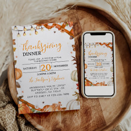 Thanksgiving Middag |Insamlande av alla Helgdag Inbjudningar