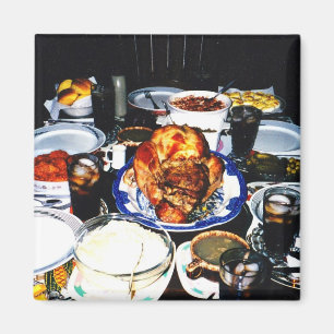 Thanksgiving Middag,Magnet Magnet