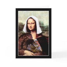 Thanksgiving Mona Lisa Pilgrim med Turkiet