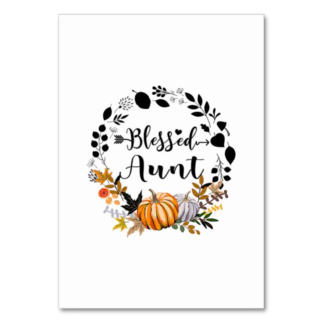 Thanksgiving Moster Pumpkin-Thanksgiving Bordsnummer (Framsidan)