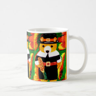 THANKSGIVING NALLE, PILGRAM-mugg Kaffemugg