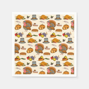 Thanksgiving Napkins Pappersservett