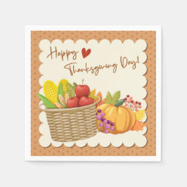 Thanksgiving Napkins Pappersservett