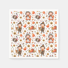 Thanksgiving Napkins Pappersservett