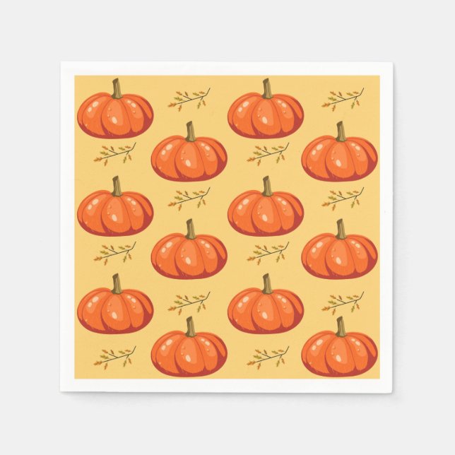 Thanksgiving Napkins Pappersservett (Framsidan)