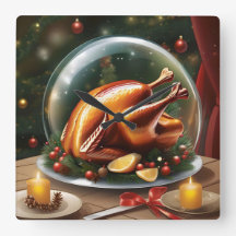 Thanksgiving- och julkalkon under glasdomän