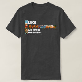 Thanksgiving och kanske fem personer t shirt