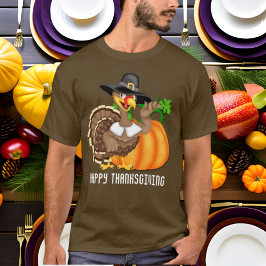 Thanksgiving och Turkiets Helgdag t-shirt