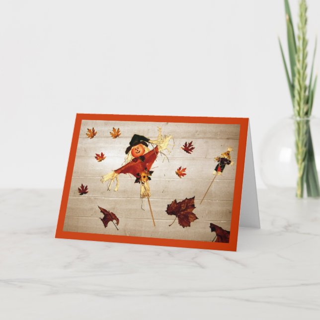 Thanksgiving Önskemål Helgkort (Framsida)