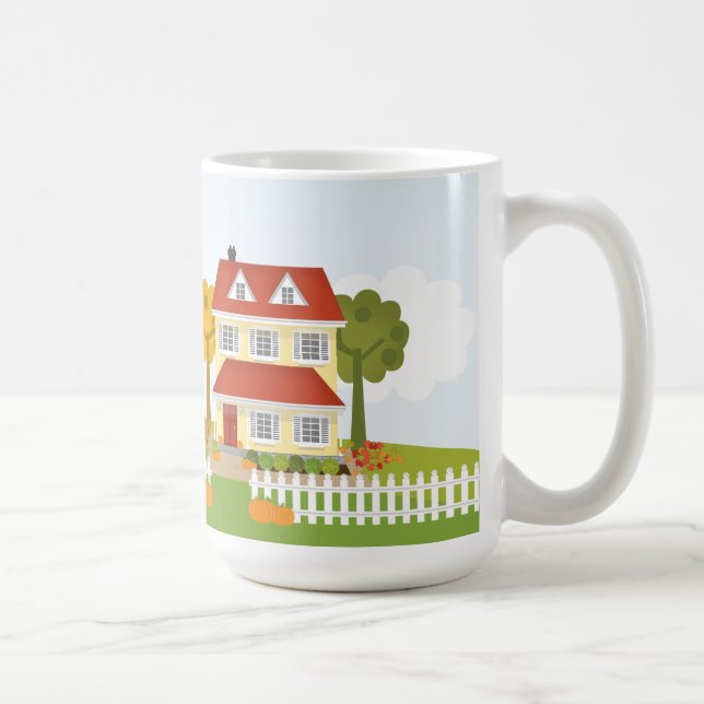 Thanksgiving - öppet hus på middagen kaffemugg (Höger)