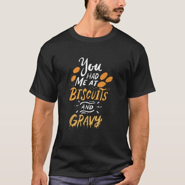 Thanksgiving Outfit for a Älskare of Gravy and Bis T Shirt (Framsida)