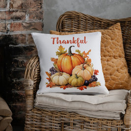 Thanksgiving på hösten för tacksam knumpkin kudde