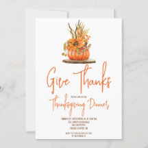 Thanksgiving på hösten Pumpkin Centerpart-middagen