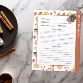 Thanksgiving Paj | 2 Binder-sida för sidokörning