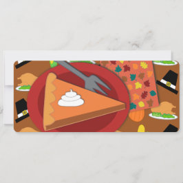 Thanksgiving Paj Julkort