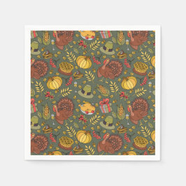 Thanksgiving Pappersservett