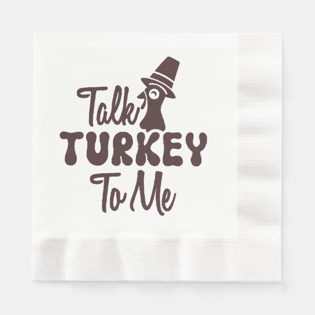 Thanksgiving Pappersservett (Framsidan)