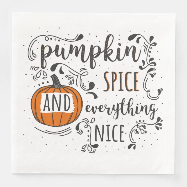 Thanksgiving Pappersservett (Framsida)