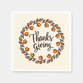 Thanksgiving Pappersservett