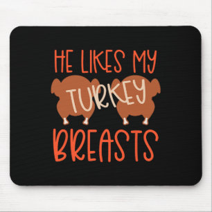 Thanksgiving Par Turkiet Breast hon gillar min dok Musmatta