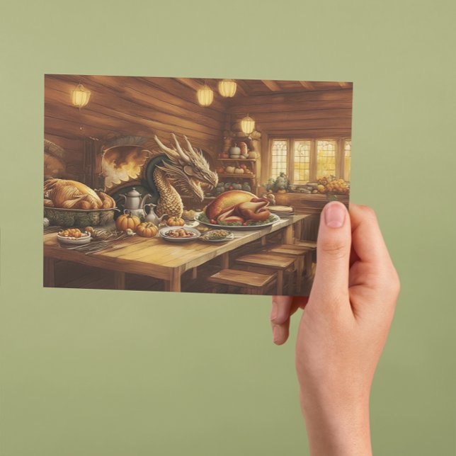 Thanksgiving - passande för en drake helg vykort (Skapare uppladdad)