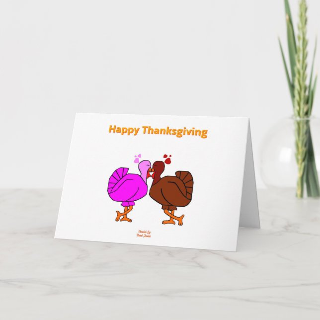 Thanksgiving Passion Vågrät Greeting Card Helgkort (Framsida)
