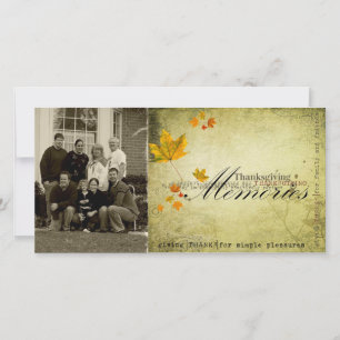 thanksgiving Photcard Julkort