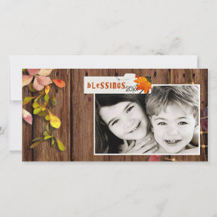 thanksgiving Photcard Julkort