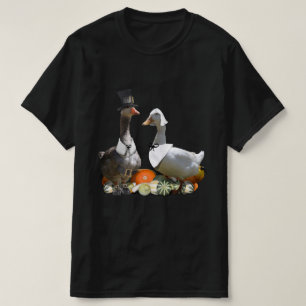 Thanksgiving Pilgrim Anka par T Shirt