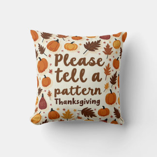Thanksgiving Pillow Cushion Kudde