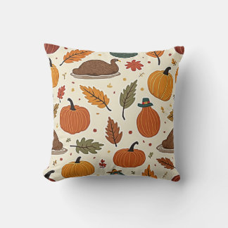 Thanksgiving Pillow Cushion Kudde