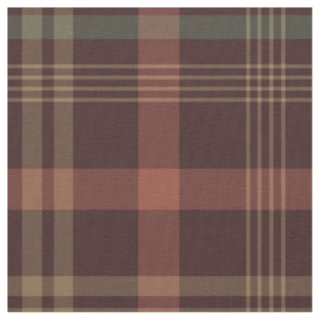 Thanksgiving plaid tartan mönster tyg (Närbild)