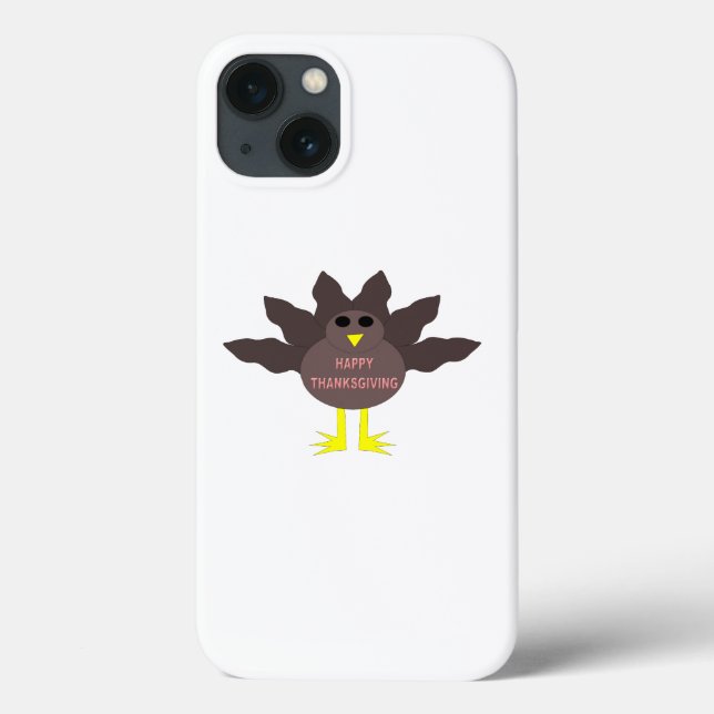 Thanksgiving Plockad Turkiet iphone case (Baksida)