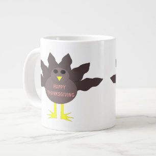 Thanksgiving Plockad Turkiet Mugg Jumbo Mugg