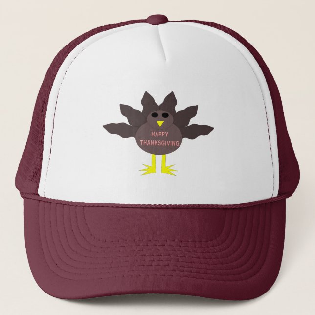 Thanksgiving Plockade Turkiet Hat Truckerkeps (Framsida)