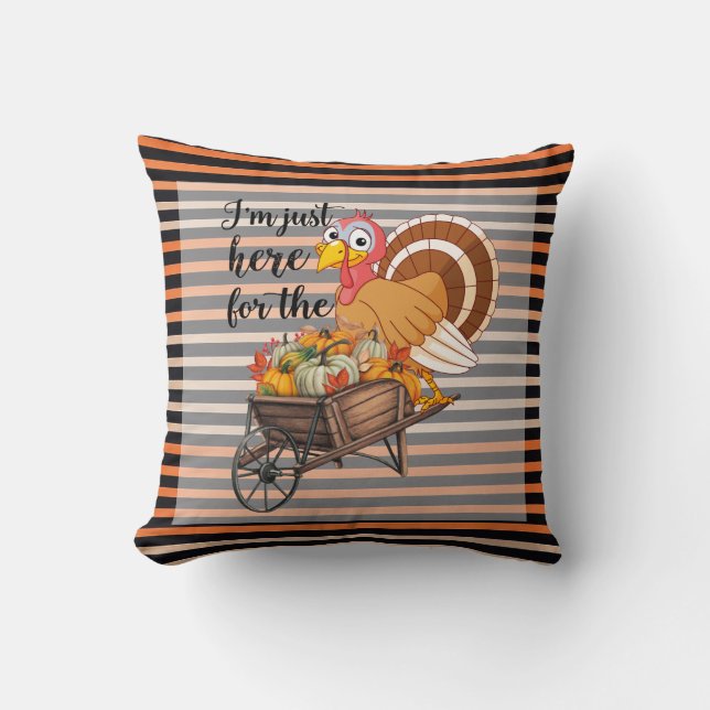 Thanksgiving populär vacker höstsamling kudde (Framsida)