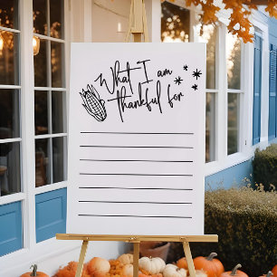 Thanksgiving - Poster av tacksamhet för höjdaktivi