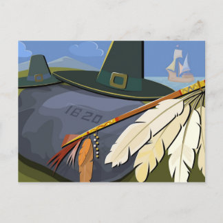 Thanksgiving-postkort Helg Vykort