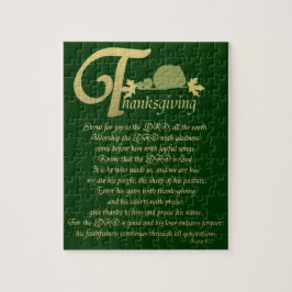 Thanksgiving - Psalm 100 Pussel