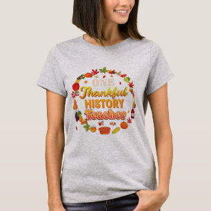 Thanksgiving Pumpkin för en tacksam historielära T Shirt