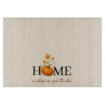 Thanksgiving Pumpkin Home är där vi Ge tackar