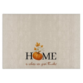 Thanksgiving Pumpkin Home är där vi Ge tackar