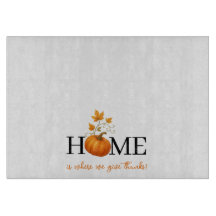 Thanksgiving Pumpkin Home är där vi Ge tackar