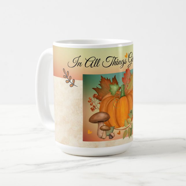 Thanksgiving Pumpkin Mugg (Framsida vänster)
