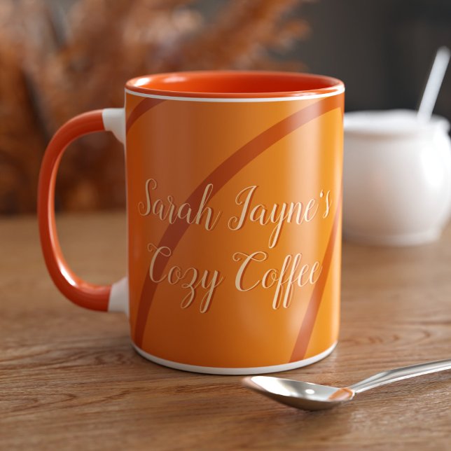 Thanksgiving Pumpkin Mysigt Coffee Mugg (For your cozy coffees. Just add your name!)