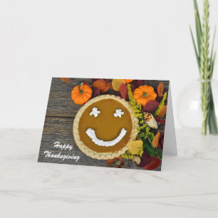 Thanksgiving Pumpkin Paj Helgkort